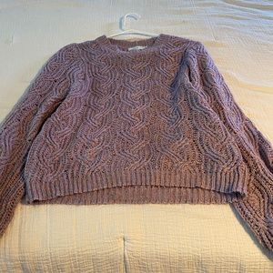 Gorgeous purple knitted sweater